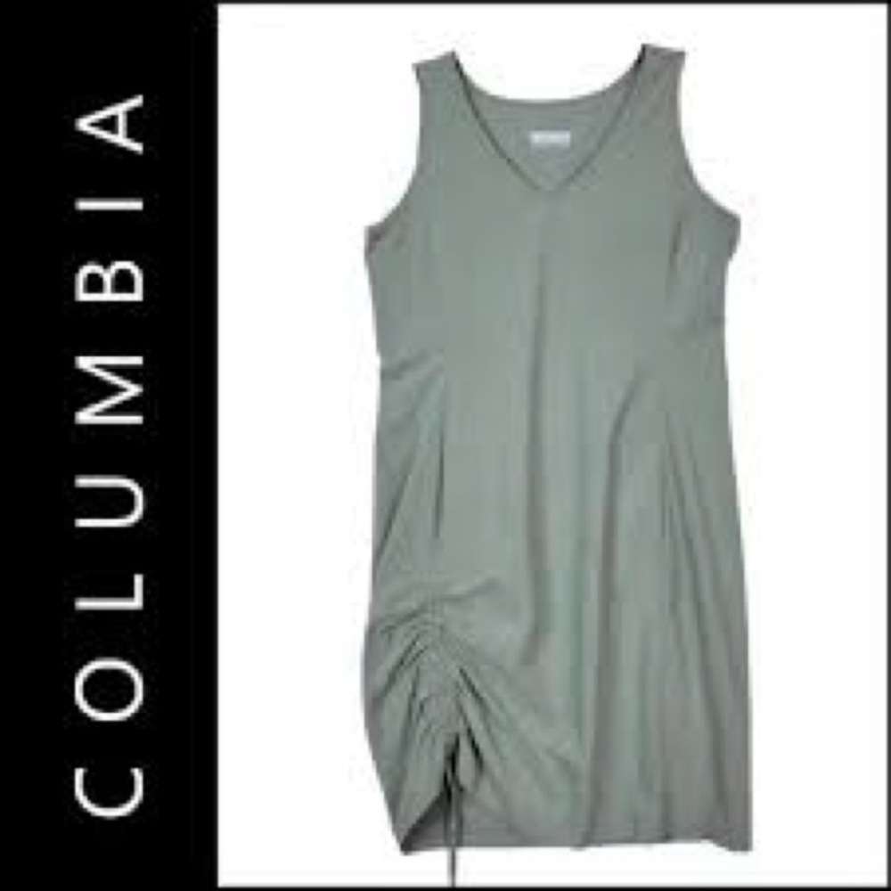 Columbia Omni shade Anytime Ruched Dress
